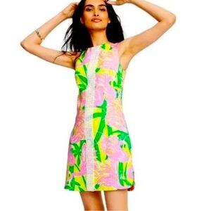 Lilly Pulitzer for Target Pink and Green Mini Dress